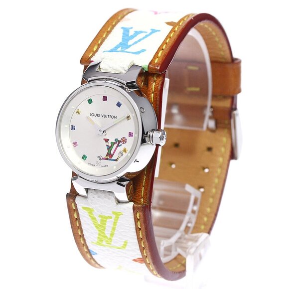 LOUIS VUITTON Tambour Q12130 Takashi Murakami collaboration Quartz Ladies_805702 - Picture 1 of 6